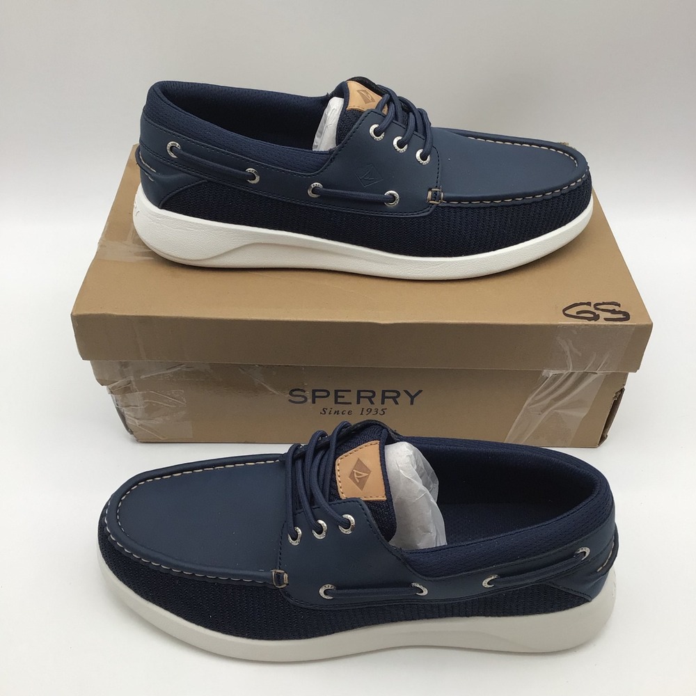 Sperry Top Sider Harpoon MM 410 Mens Navy Marine Boat Shoes Sneakers Size 11 NEW